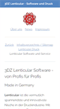 Mobile Screenshot of lenticularsoftware.de